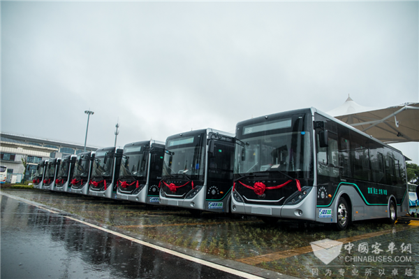 智慧公交助力美好出行 宇通智能网联公交车交付湖北鄂州