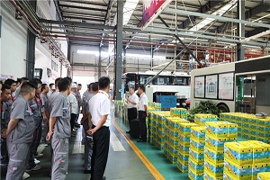 中车电动安全度夏，送清凉送到大家心坎上!