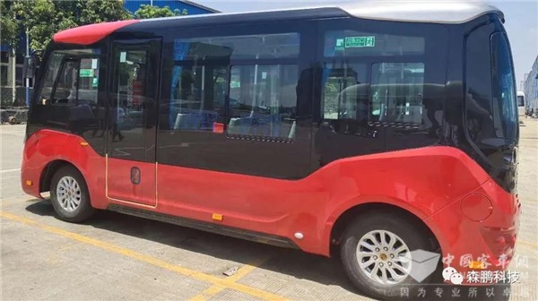 森鹏“悬浮屏”全液晶仪表在金旅微循环公交上的应用