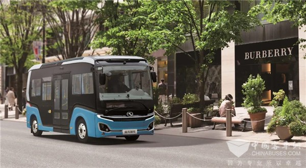 金龙逍遥6米纯电小巴 打通城市出行“最后一公里”
