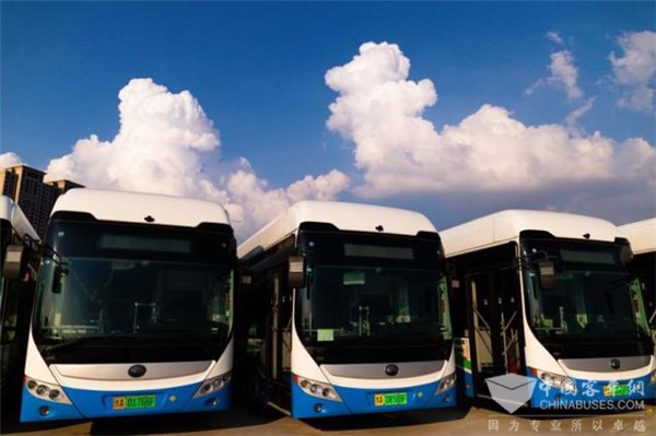 郑州西区最先进的公交车来了，首座加氢站开始测试
