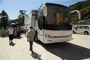 情系畲乡 帮扶苏区——金旅CT健康体检车助力健康扶贫