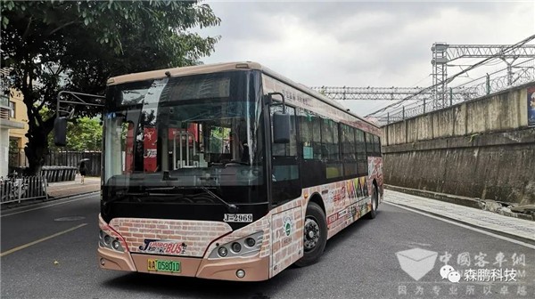 百台装载森鹏智能防火配电盒的纯电动公交广州投运