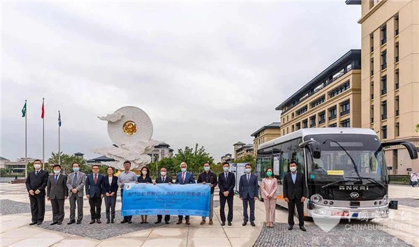 澳门首辆自动驾驶巴士正式启用 智联“人车路”的安凯巴士来了！