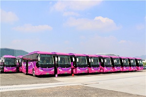 57台比亚迪C8投运机场快线 助力深圳打造首支纯电动机场快线车队