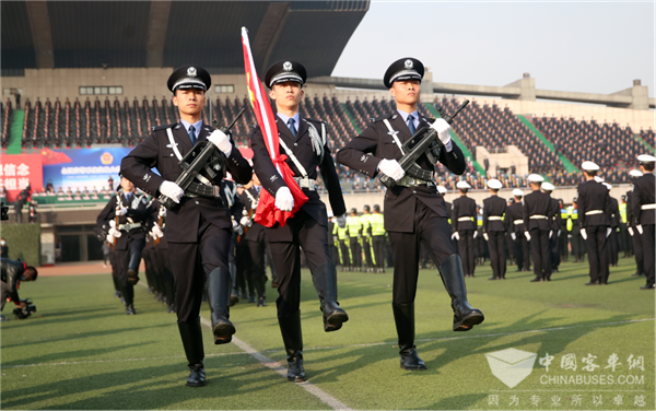 护航全国交警系统实战大练兵比武竞赛 宇通军警产品实力亮剑