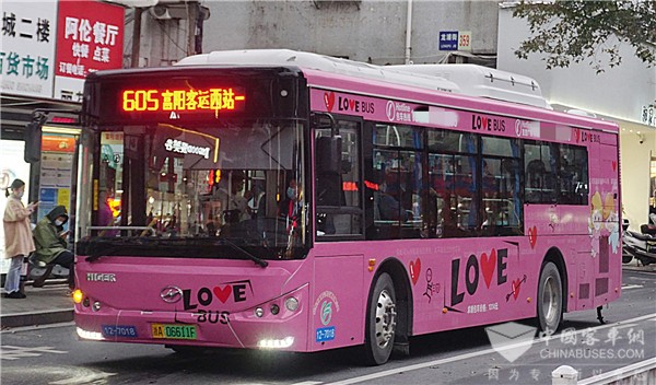 爱意暖暖! 苏州金龙海格爱情巴士冬日温馨上线!