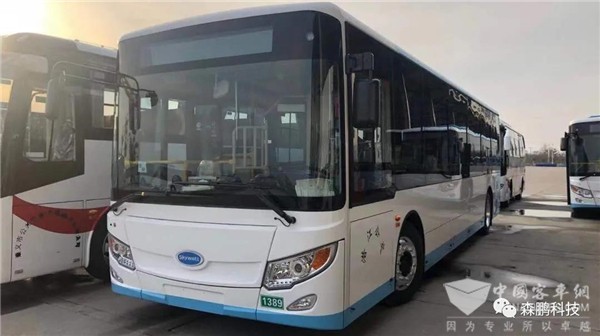 森鹏全液晶仪表应用于潜江公交将陆续投入使用