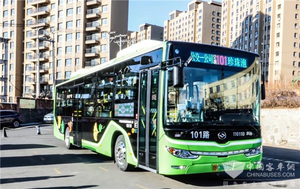 影响中国客车业|提升城市品位形象 黄海新能源公交上线丹东101路 