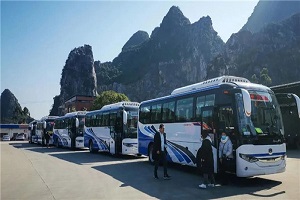 壮乡“温泉游” 批量中通世腾电动客车助推广西绿色旅游生态 