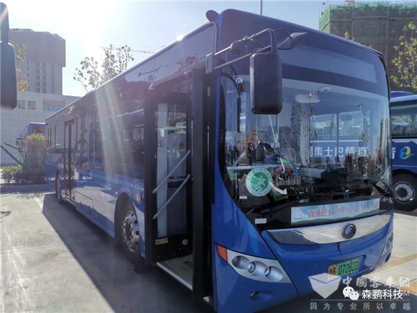 森鹏科技电子后视镜在青岛公交的应用