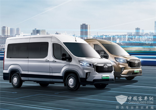 全系21.9万元起售！ 上汽大通MAXUS EV90纯电轻客再推5款新车