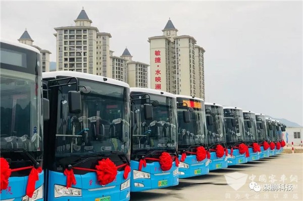 森鹏全芯片数字配电在肇庆公交的应用