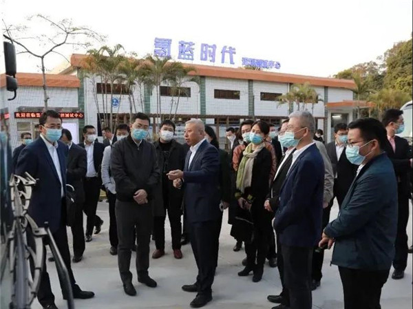 积极推进氢能示范应用 氢蓝时代获深圳市领导一行点赞