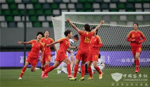 中国女足成功晋级东京奥运会 宇通实力护航顶级赛事