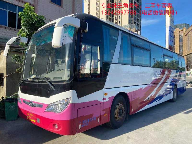 2019年3月 12米50座国五气囊中门安全门大宇6125型客车 