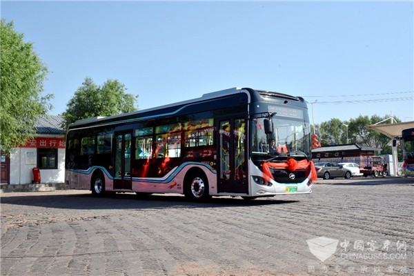 有效提升百姓出行幸福感! 批量苏州金龙蔚蓝纯电公交投入陕西神木