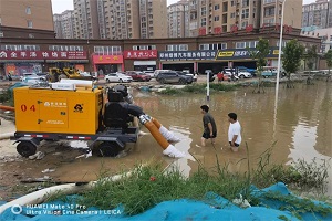 闻汛而动！东风康明斯泵用发动机专车支援郑州