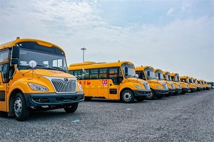 玉柴国六动力配套宇通校车批量交付杭州 助力淳安县全面推广专用校车