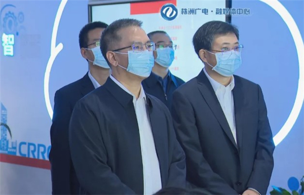 株洲市委书记曹慧泉莅临中车电动调研考察