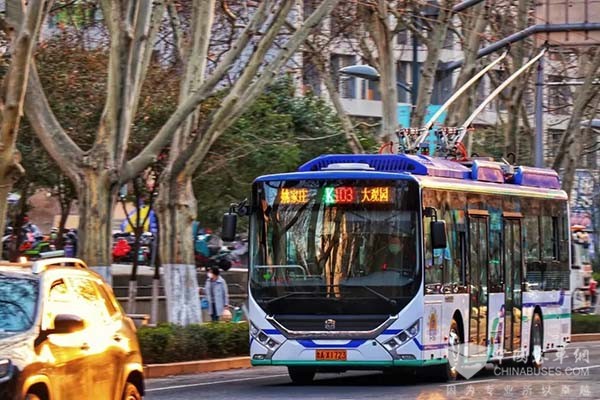 济南公交 BRT1号线 无轨电车线路