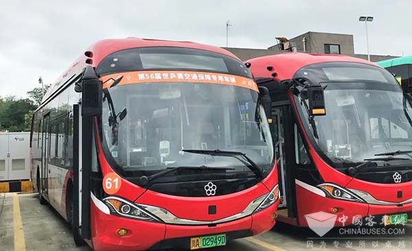 格力钛新能源 脸谱公路车 海豚公交车 世乒赛