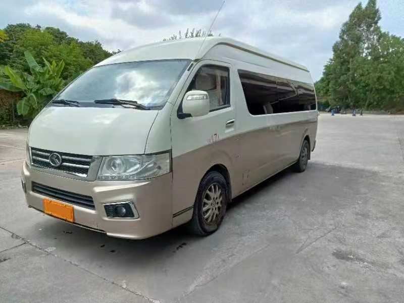 2018年9月 国五广州牌17座金龙6600中型公司接送车 