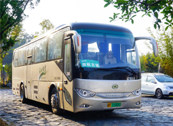 徒步赏云，与安凯纯电动A6打卡华东第一古道