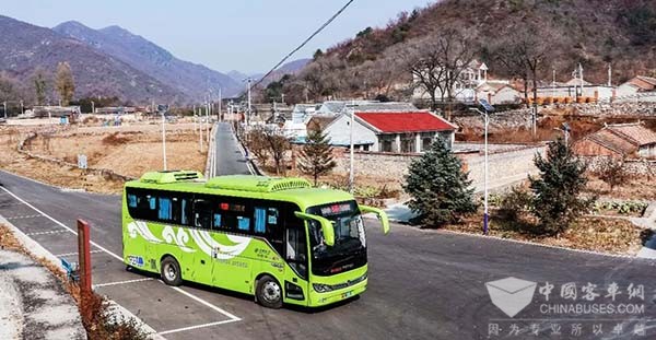 福田欧辉客车 “醉美”公路 百里山水画廊 燃料电池