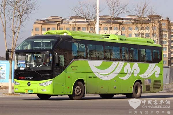 福田欧辉客车 燃料电池 通勤取暖自由