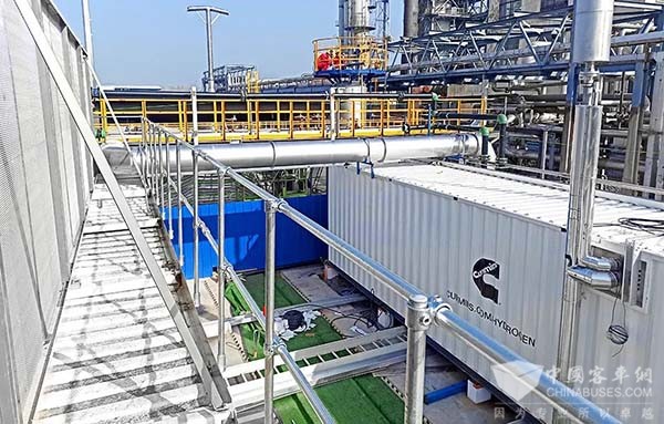 康明斯中国 集装箱式 质子交换膜 电解水制氢系统