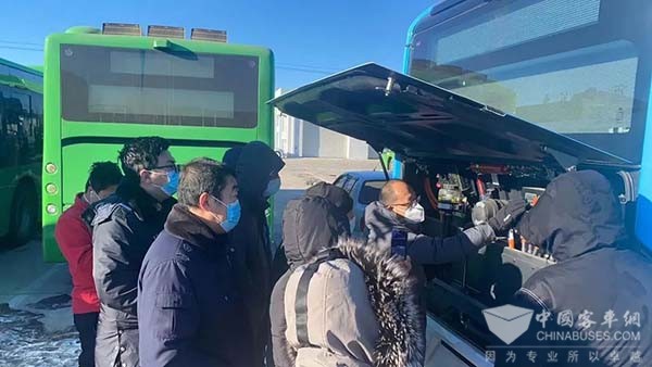 乌兰浩特市公交 纯电动 新能源公交 技术培训