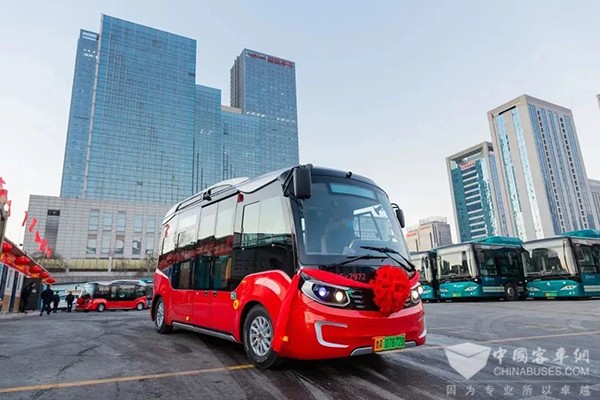 济南公交 小巷公交 纯电动 迷你车型