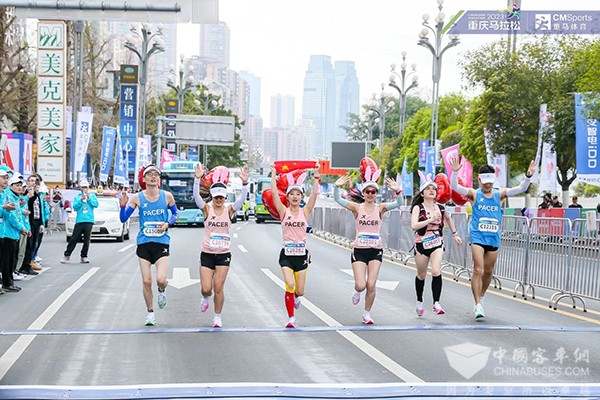 中车电动 重庆马拉松 新能源客车