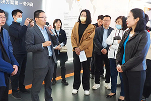 给予森鹏高度肯定 国家工信部中小企业局副局长牟淑慧莅临调研