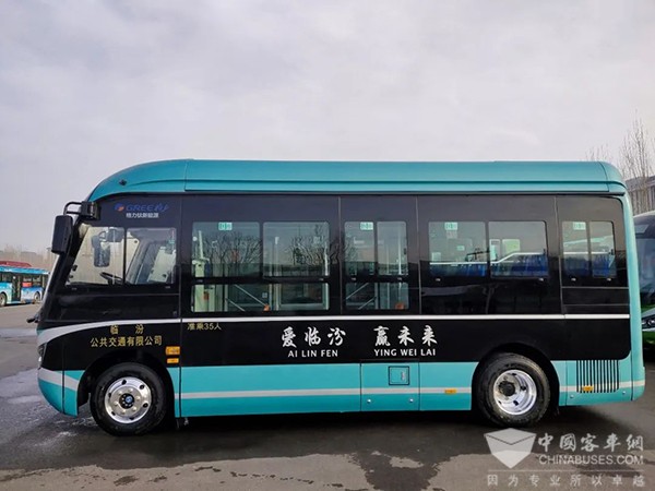 格力钛新能源 双层脸谱巴士 海豚公交车 山西临汾