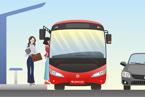 格力钛新能源微公交 就是这样兢兢业业完成一天的工作