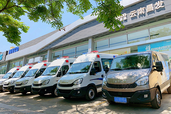 深受相关行业信赖 南京依维柯昆明批量交付欧胜警用车