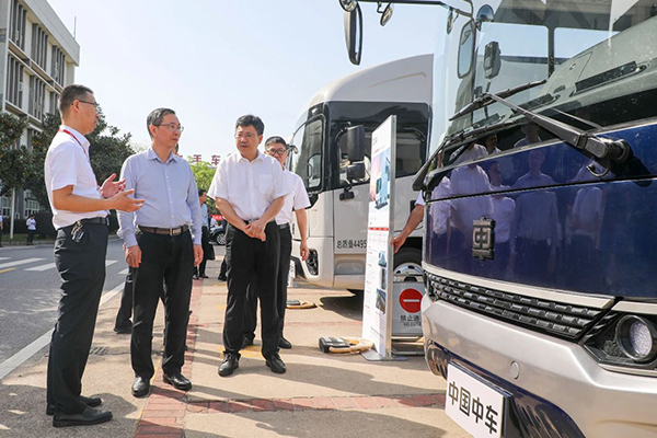 对发展取得成绩给予肯定 株洲市长陈恢清调研中车电动公司