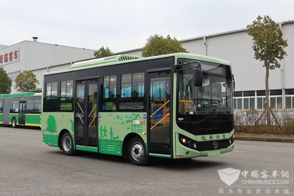 奇瑞万达客车 繁昌区 运通公交 纯电公交