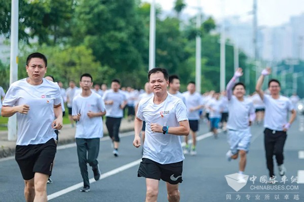 中车电动 成立十六周年 欢乐跑 建党102周年