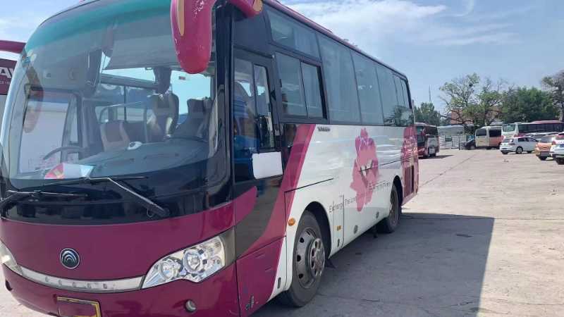 天然气LNG国四33座有暖气气囊宇通6808客车