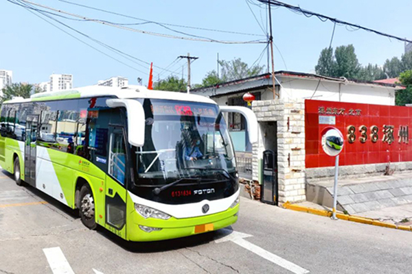 分批次有序恢复运力 涿州市灾后首条公交班线恢复运行