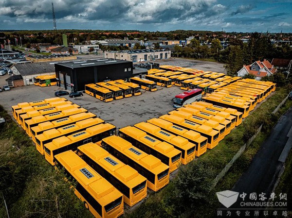 宇通客车 新能源公交 交付丹麦 城市主干线