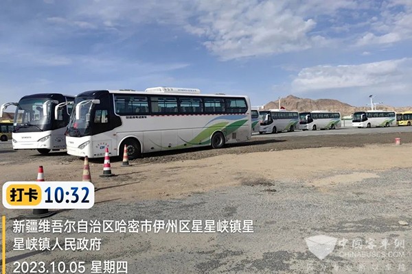 开沃集团 纯电动公交 远赴新疆 自驾交付