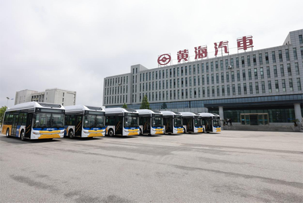保有量即将突破200台 第二批黄海新能源纯电动客车发往韩国