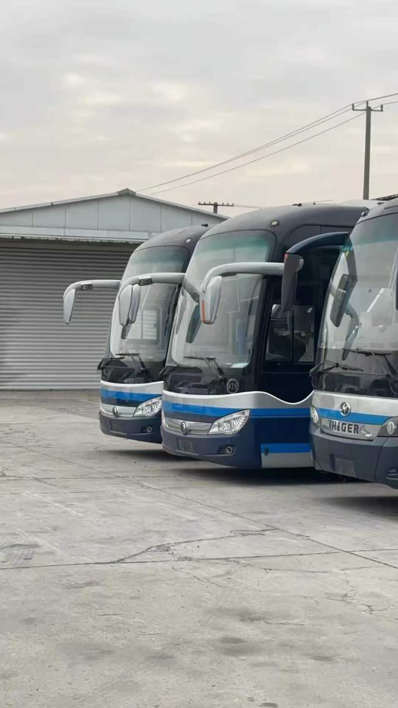 多台12米国五39座宇通6122气囊中门有暖气客车