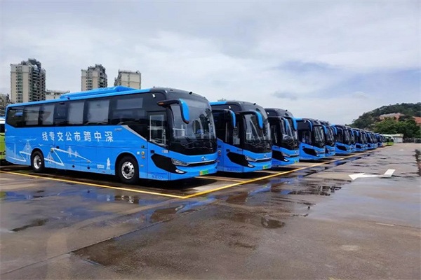 深中通道通车|森鹏电子多款产品为跨市公交保驾护航