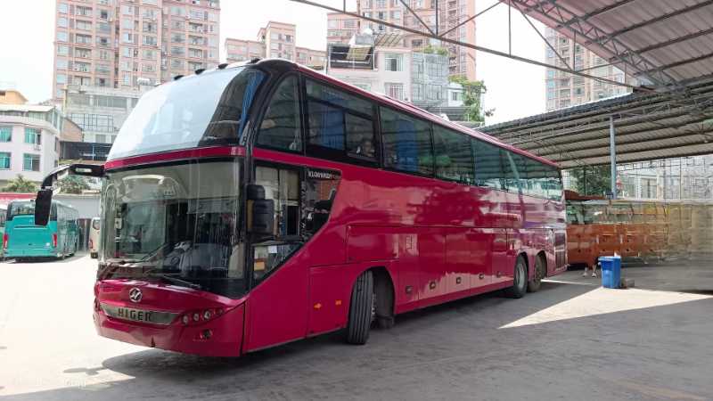 国四双桥 后吊轮 55座海格一层半营运车