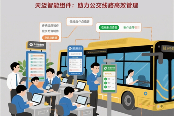 天迈智能组件：终结线路语音、画线难题